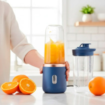 Mini Licuadora Portátil USB con Doble Vaso Recargable