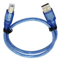 Cable Usb 2.0 Para Impresora /1.8 Mts/azul De Filtro Ferrita