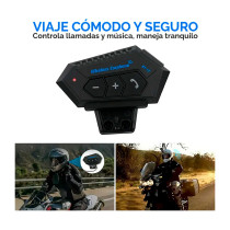 Intercomunicador Bluetooth BT12 para Casco de Moto