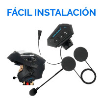 Intercomunicador Bluetooth BT12 para Casco de Moto