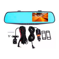 Espejo Retrovisor Doble Cámara 4.3” Full HD para Carro