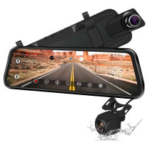 Espejo Retrovisor DVR con Cámara Reversa y Pantalla 9.66”