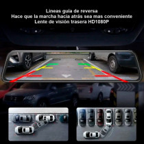 Espejo Retrovisor DVR con Cámara Reversa y Pantalla 9.66”