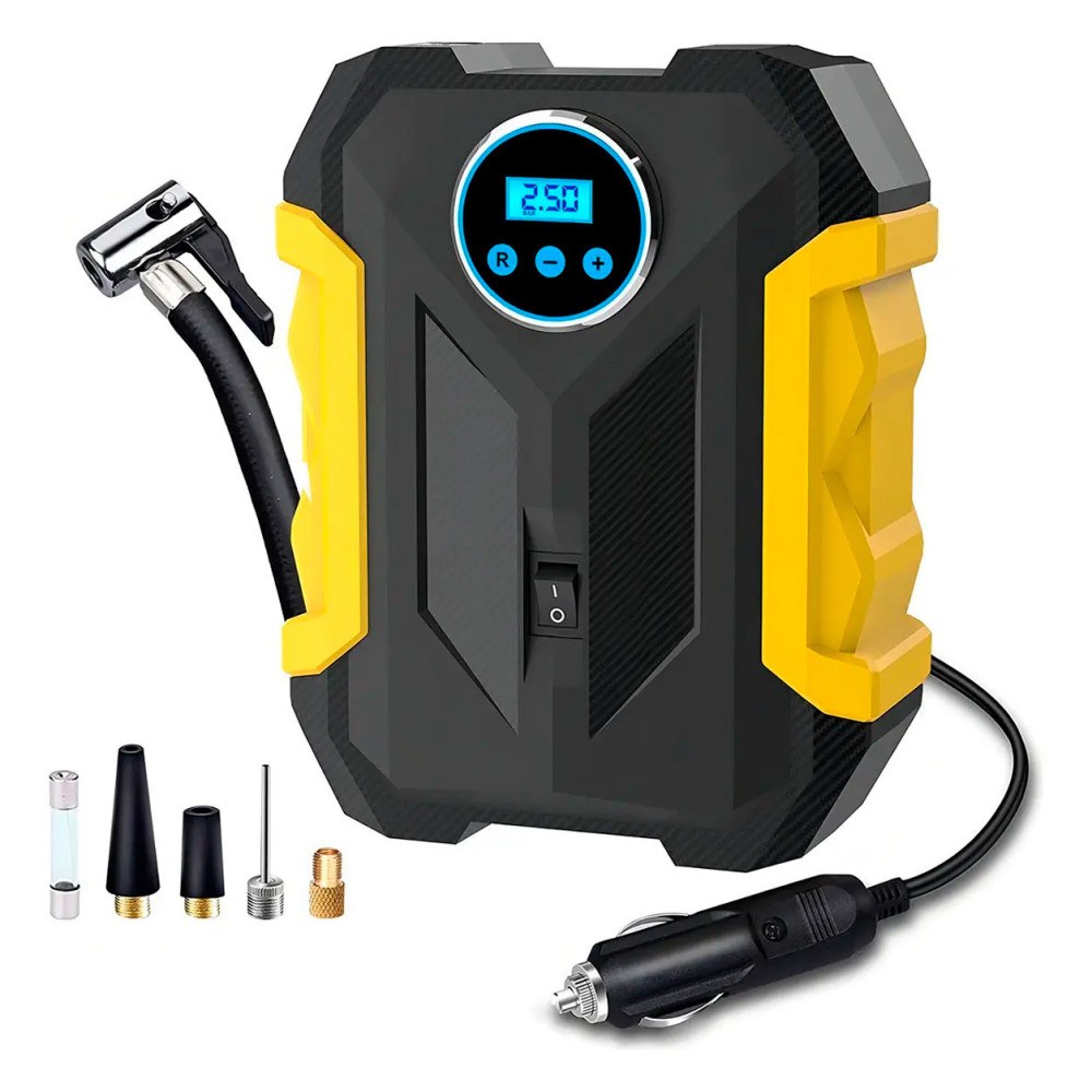 Compresor Portátil Carsun 12V 120W 35L con Manómetro