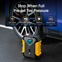 Compresor Portátil Carsun 12V 120W 35L con Manómetro