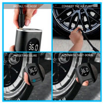 Inflador de Llantas Portátil para Carro y Moto | Compresor