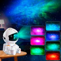 Lámpara Astronauta Proyector de Galaxia y Estrellas
