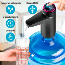Bomba Dispensadora de Agua USB Recargable para Botellón