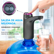 Bomba Dispensadora de Agua USB Recargable para Botellón