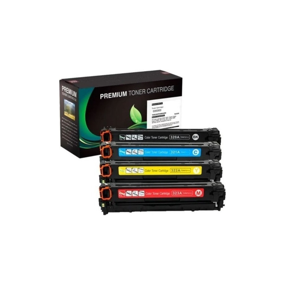 Kit 4 Toner Alternativo 128a Ce320a 320a Black/cm1415 Cp1525