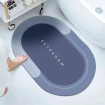 Tapete de Baño Ultra Absorbente Antideslizante Ovalado
