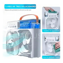 Mini Aire Acondicionado Portátil con Agua y Hielo | Humidificador