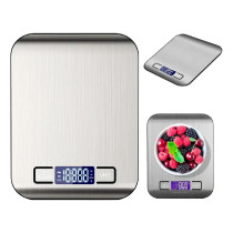 Balanza Gramera Digital 5 kg | Cocina Acero Inoxidable
