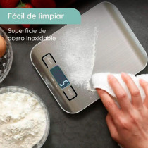 Balanza Gramera Digital 5 kg | Cocina Acero Inoxidable