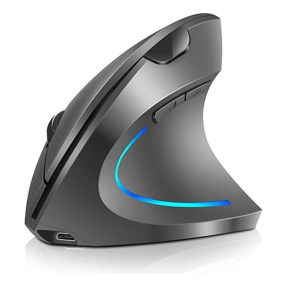 Mouse Vertical Inalambrico Ergonomico Recargable 6 Botones