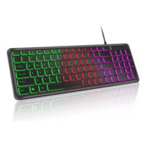 Teclado Gamer Retroiluminado Led En Español Cable Usb 1.50 M