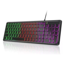 Teclado Gamer Retroiluminado Led En Español Cable Usb 1.50 M