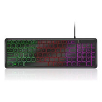 Teclado Gamer Retroiluminado Led En Español Cable Usb 1.50 M