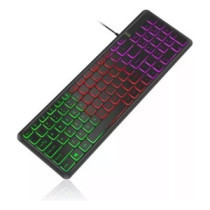 Teclado Gamer Retroiluminado Led En Español Cable Usb 1.50 M