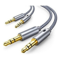 Cable Auxiliar Conector Audio Stéreo Macho A Macho 3.5mm 1m