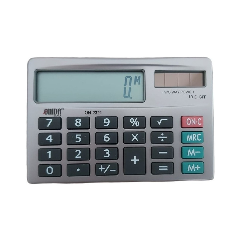 Mini Calculadora Sencilla De Mano Super Delgada + Estuche