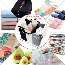 Cesto para Ropa Sucia Plegable 3 Secciones | Organizador