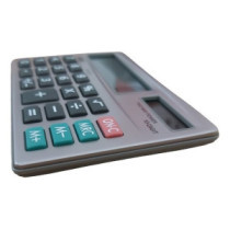 Mini Calculadora Sencilla De Mano Super Delgada + Estuche