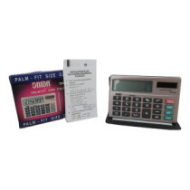 Mini Calculadora Sencilla De Mano Super Delgada + Estuche