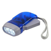 2 Linternas Manuales Dinamo Recargable Power 3 Led Camping