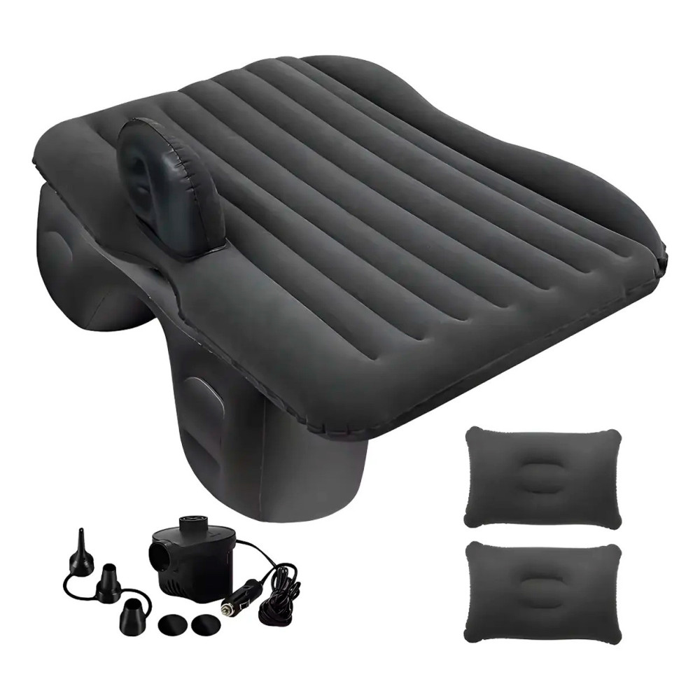 Colchón Inflable para Carro | Cama de Aire Negro